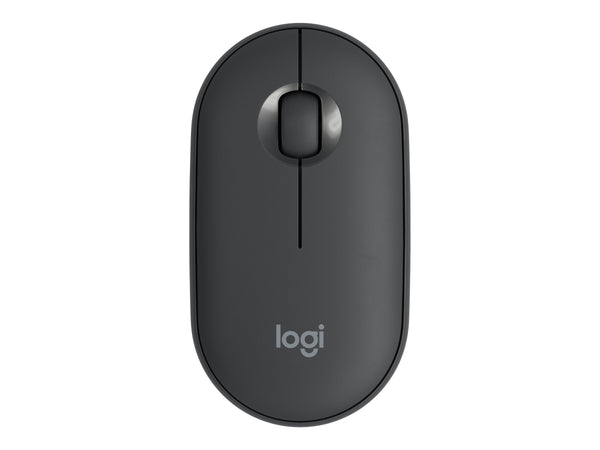 Logitech M355 Wireless Mouse - mouse - Bluetooth, 2.4 GHz - graphite
